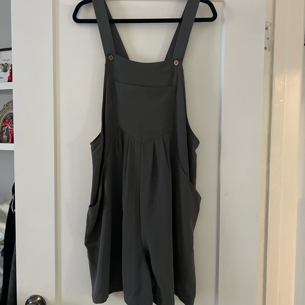 Gray Overall romper